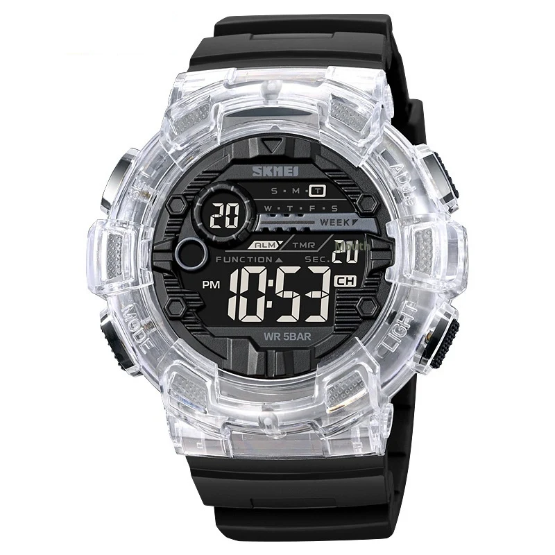 Multifunctional Mens Electronic Waterproof Luminous Sports Watch - Bild 5