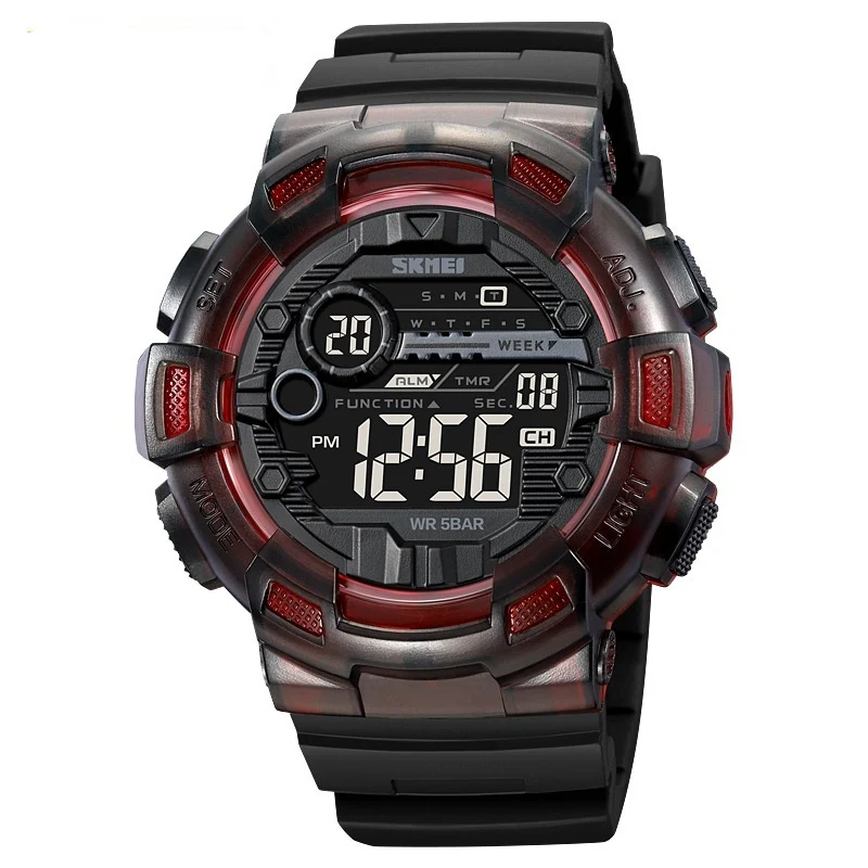 Multifunctional Mens Electronic Waterproof Luminous Sports Watch - Bild 8