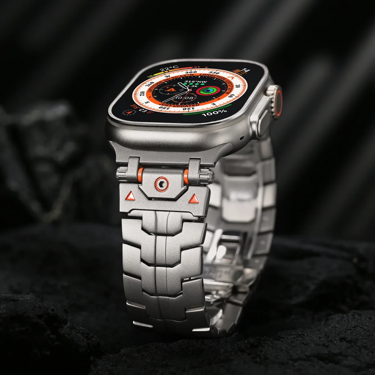 Mens Simple Versatile Stainless Steel Strap For Watch Ultra - Bild 5