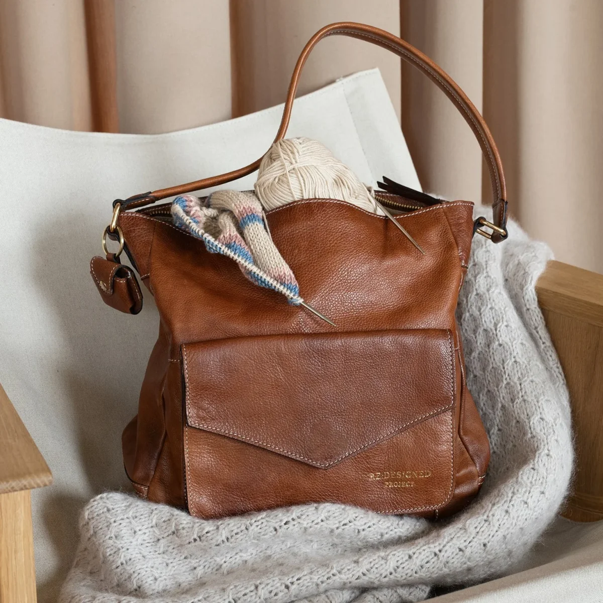 Project 1 leather bag, Re:designed