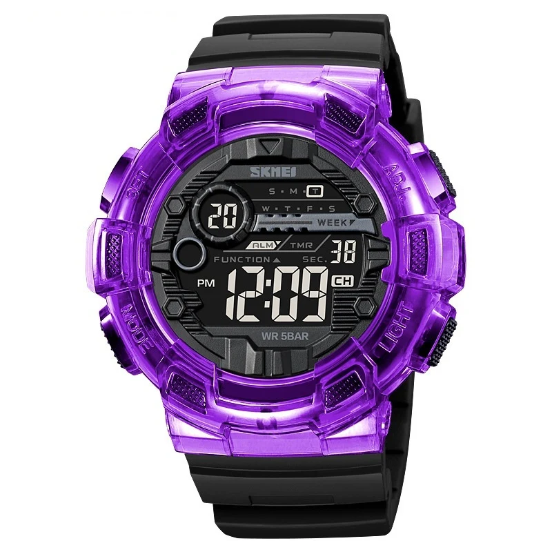 Multifunctional Mens Electronic Waterproof Luminous Sports Watch - Bild 4
