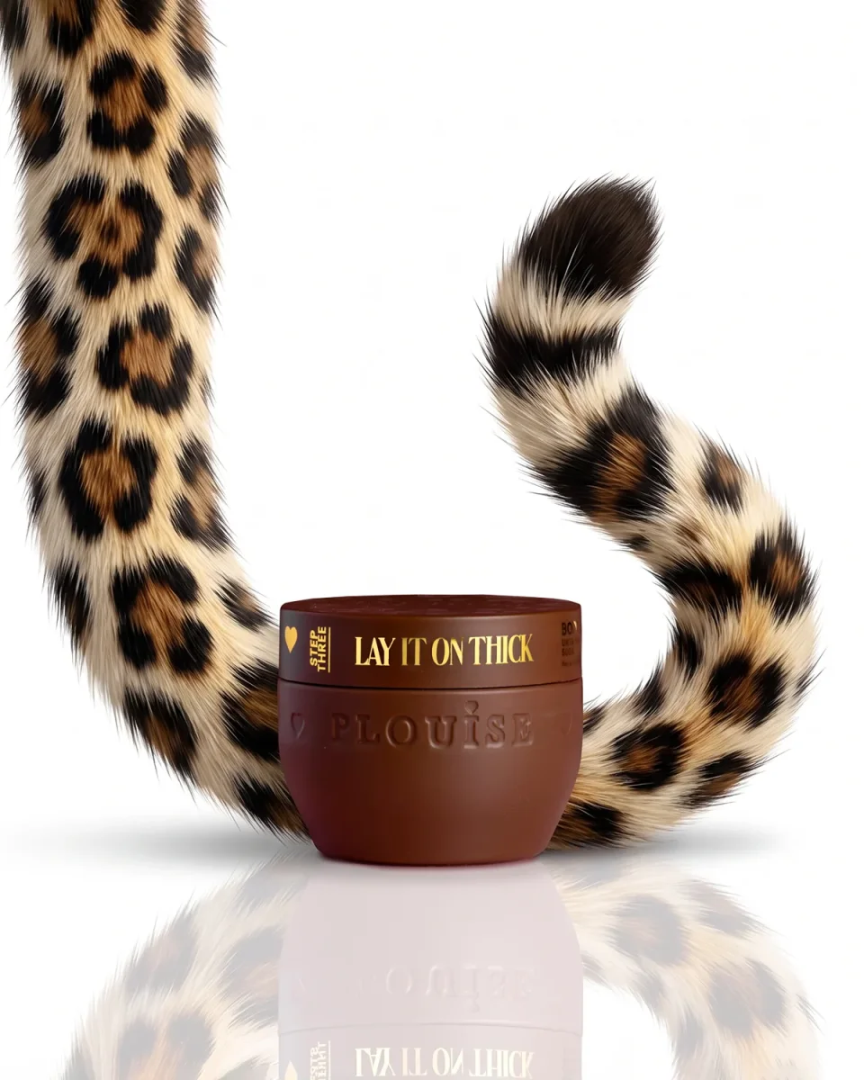 Cheetah Lägg Den På Tjockt Kroppssmör