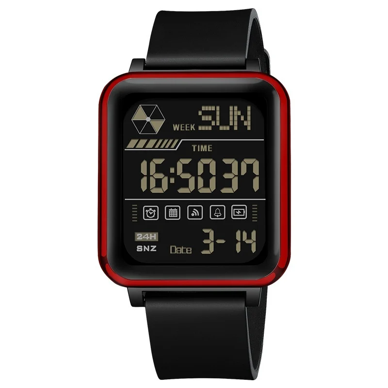 Creative Multifunctional Waterproof Square Sports Watch - Bild 6